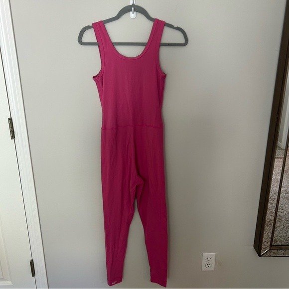 Set Active SportBody Suit Bright Pink One Piece Jumpsuit Medium - Picture 5 of 7